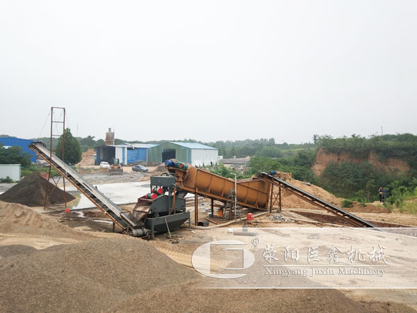 河南郑州时产150吨水洗砂生产线