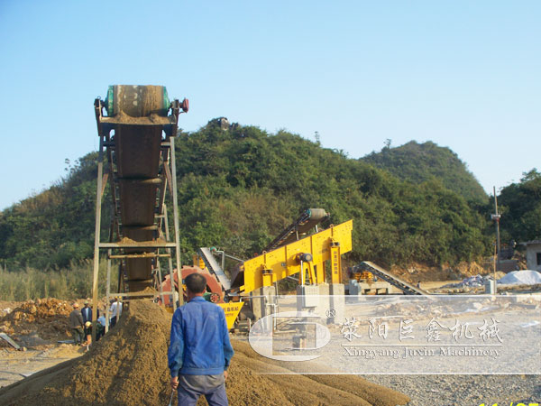 广西时产50吨河卵石制砂生产线